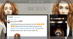 Desktop Screenshot of janetdevlin.com